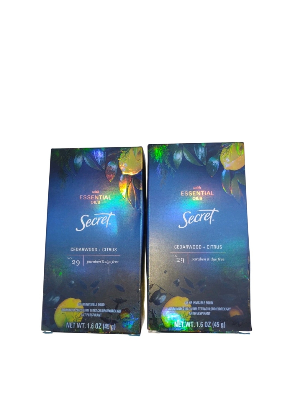Secret Deodorant Cedarwood + Citrus Women’s Deodorant Stick - 2